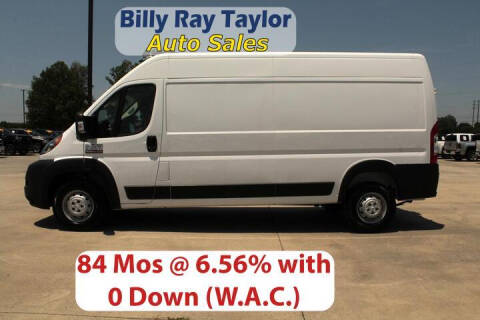 2021 RAM ProMaster for sale at Billy Ray Taylor Auto Sales in Cullman AL