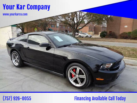 2012 Ford Mustang for sale at Your Kar Company in Norfolk VA