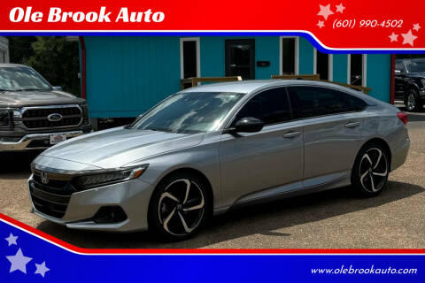 2021 Honda Accord for sale at Ole Brook Auto in Brookhaven MS