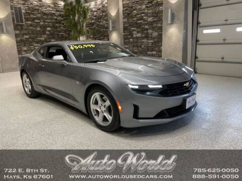 2021 Chevrolet Camaro for sale at Auto World Used Cars in Hays KS