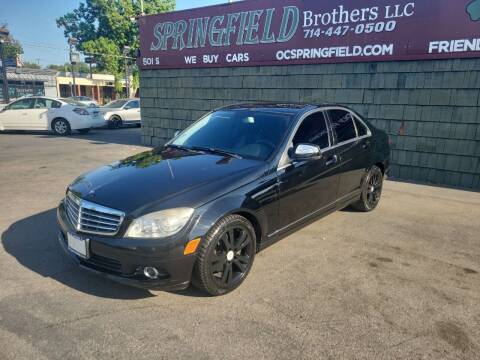2009 Mercedes-Benz C-Class for sale at SPRINGFIELD BROTHERS LLC in Fullerton CA