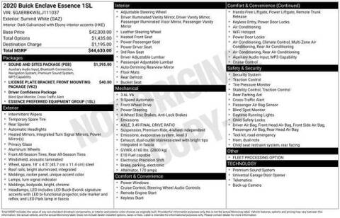 2020 Buick Enclave Essence