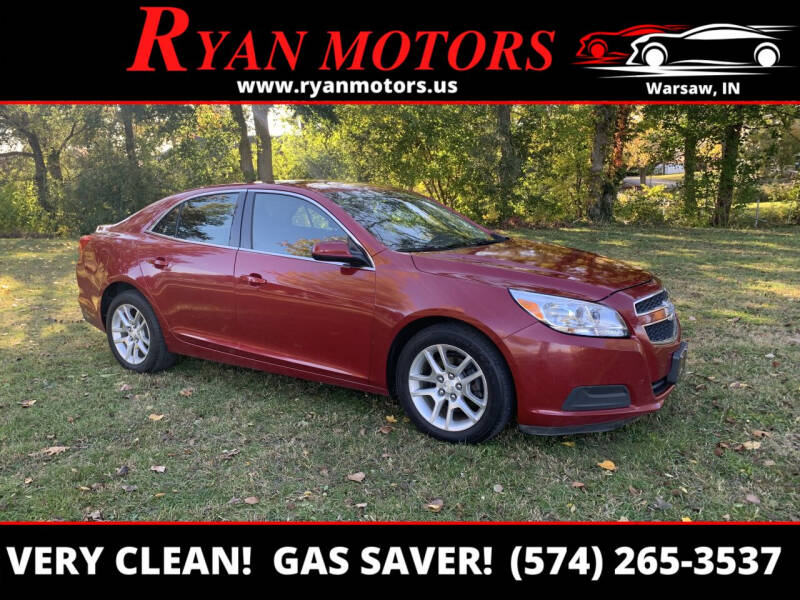 2013 Chevrolet Malibu for sale at Ryan Motors LLC in Warsaw IN