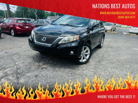 2011 Lexus RX 350 for sale at Nations Best Autos in Decatur GA