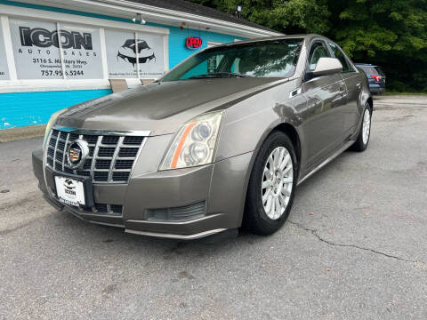 2012 Cadillac CTS for sale at ICON AUTO SALES in Chesapeake VA