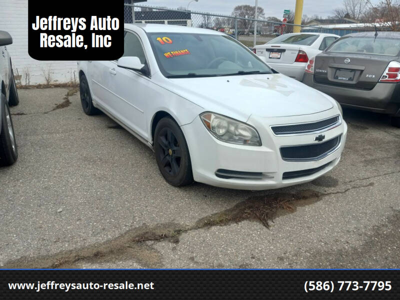2010 Chevrolet Malibu for sale at Jeffreys Auto Resale, Inc in Clinton Township MI