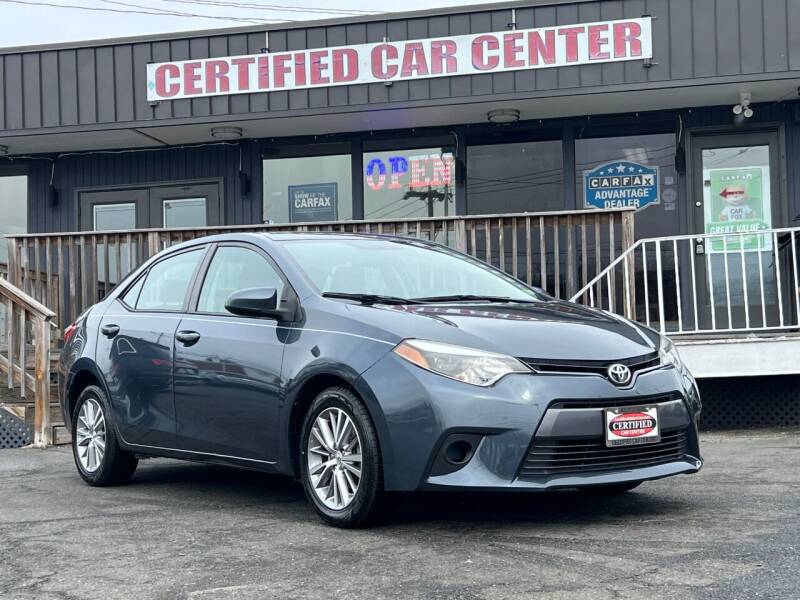 2015 Toyota Corolla for sale at CERTIFIED CAR CENTER in Fairfax VA