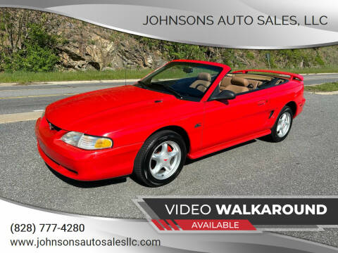 1994 Ford Mustang for sale at Johnsons Auto Sales, LLC in Marshall NC