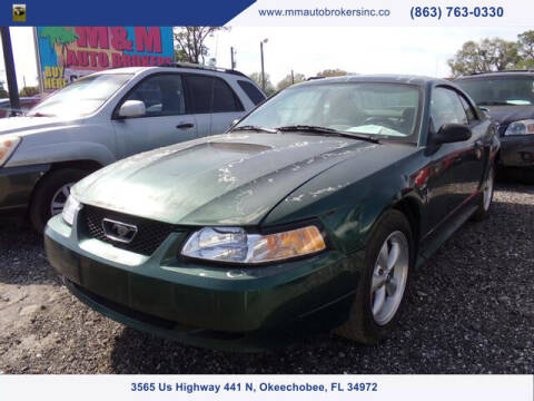2001 Ford Mustang for sale at M & M AUTO BROKERS INC in Okeechobee FL