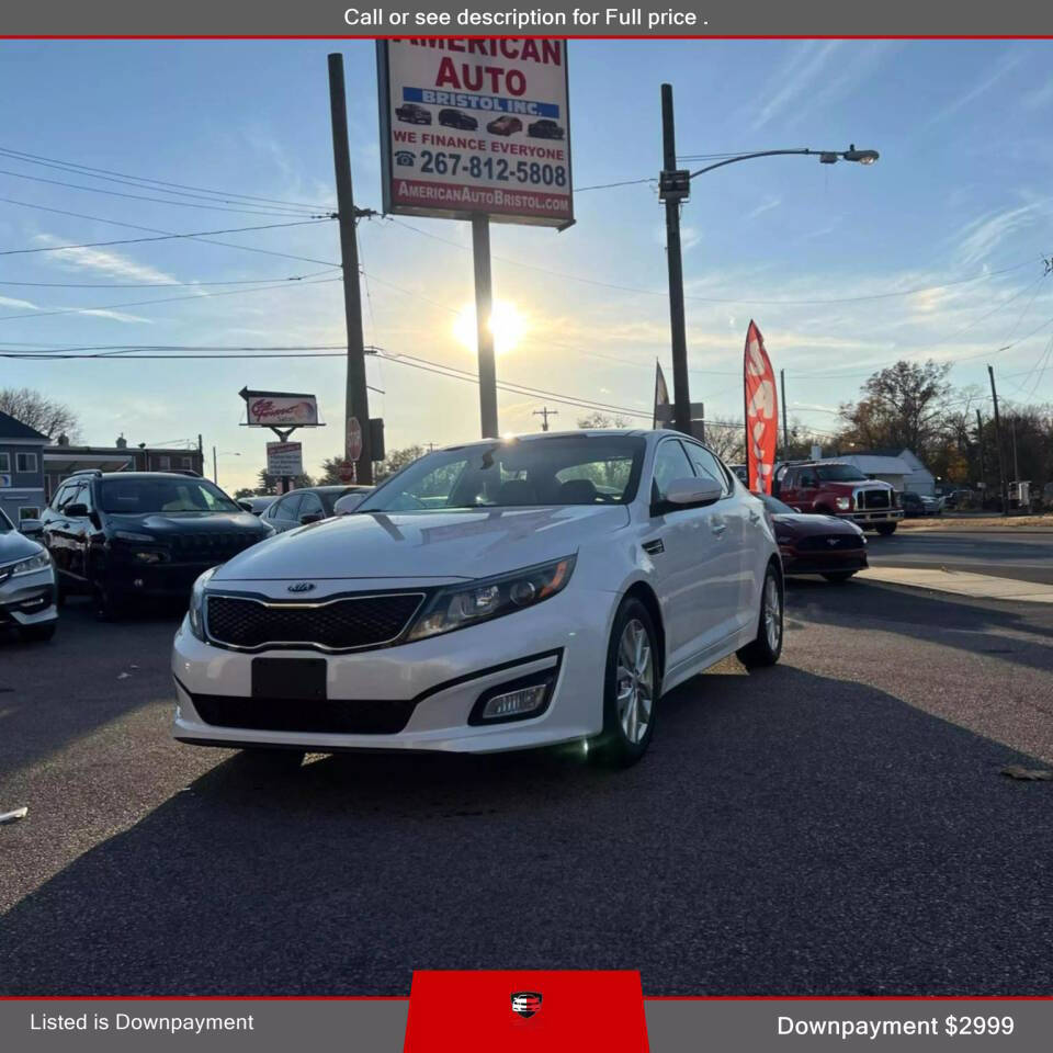 2014 Kia Optima for sale at American Auto Bristol Inc in Bristol, PA