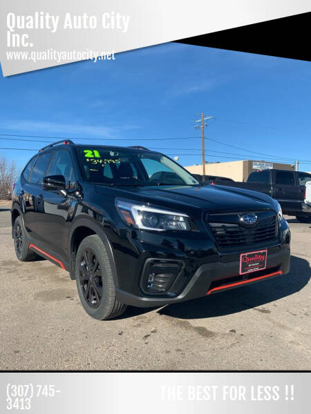 2021 Subaru Forester for sale at Quality Auto City Inc. in Laramie WY