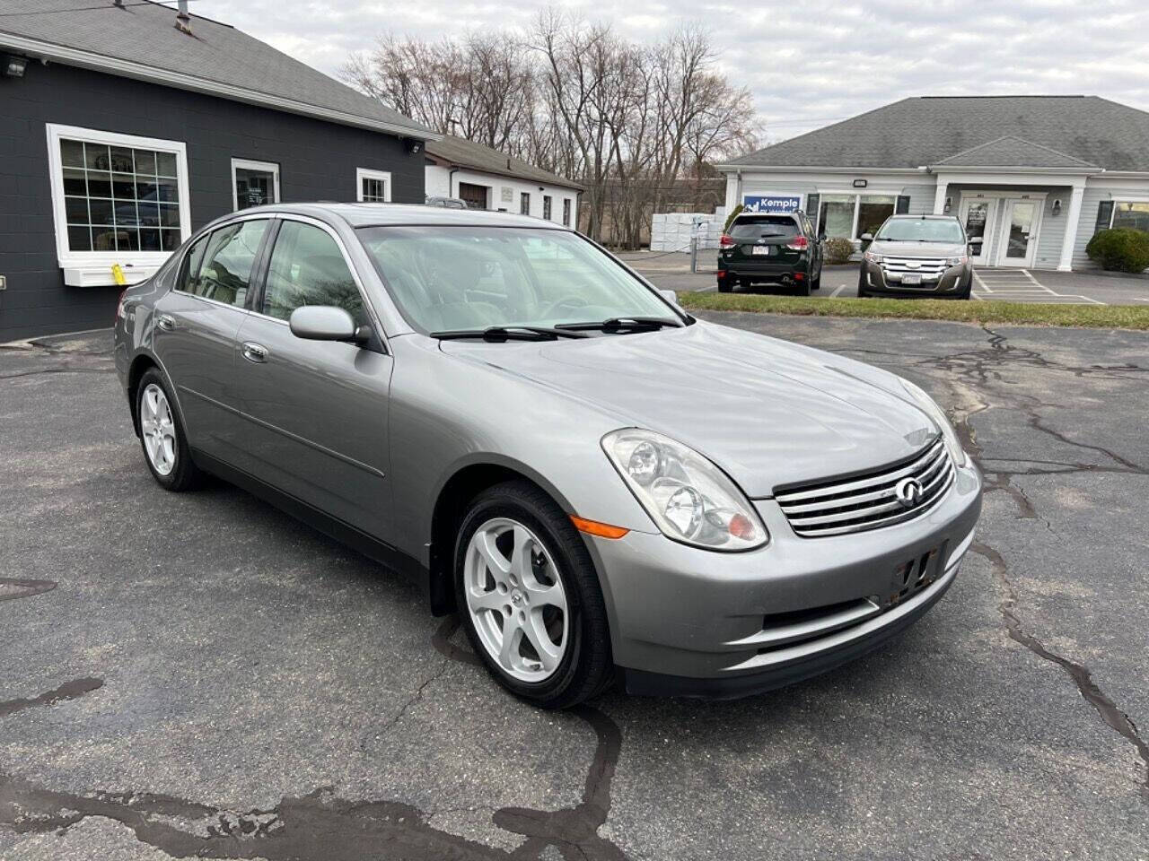 2004 INFINITI G35 for sale at James Motors Inc. in East Longmeadow, MA