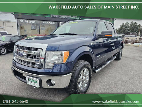 2013 Ford F-150 for sale at Wakefield Auto Sales of Main Street Inc. in Wakefield MA