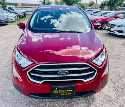 2018 Ford EcoSport for sale at Good Auto Company LLC in Lubbock TX