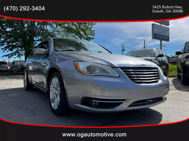 2013 Chrysler 200 for sale at OG Automotive, LLC. in Duluth, GA