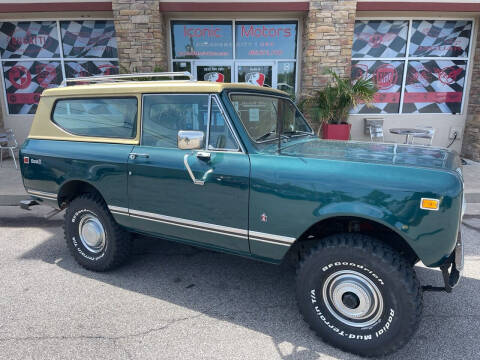 1973 International Scout II 1452-SC for sale at Iconic Motors of Oklahoma City, LLC in Oklahoma City OK