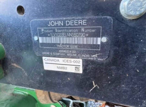 2022 John Deere 1023E