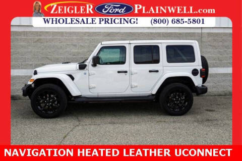 2021 Jeep Wrangler Unlimited for sale at Zeigler Ford of Plainwell - Zeigler Ford of Lowell in Lowell MI