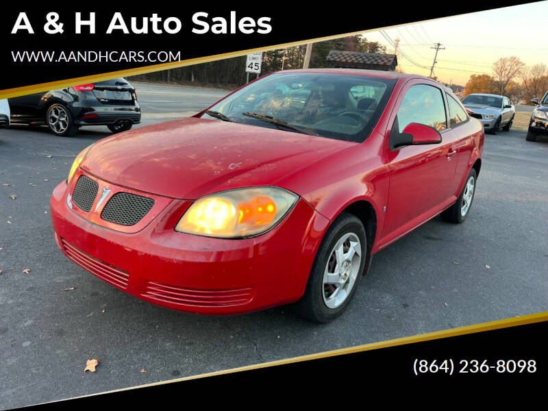 2008 Pontiac G5 for sale at A & H Auto Sales in Greenville SC