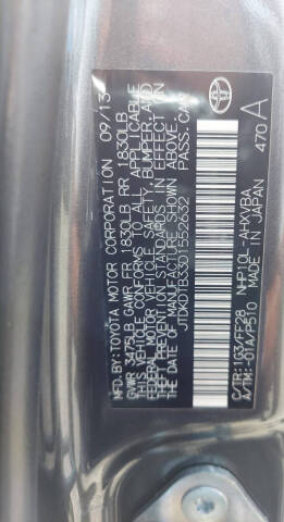 2013 Toyota Prius c Four