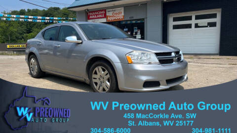 2014 Dodge Avenger for sale at WV PREOWNED AUTO GROUP in Saint Albans WV