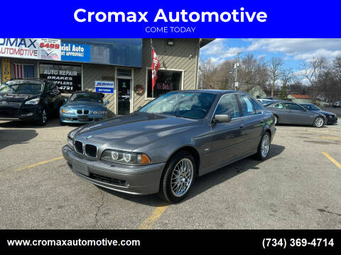 2002 BMW 5 Series for sale at Cromax Automotive in Ann Arbor MI