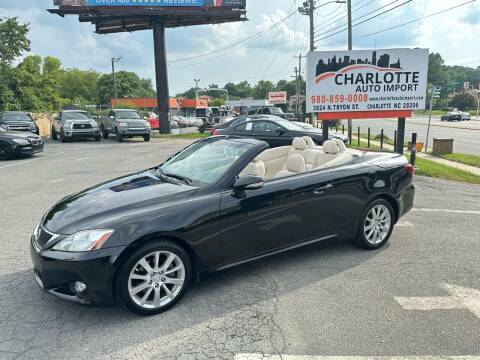 2010 Lexus IS 250C for sale at Charlotte Auto Import in Charlotte NC
