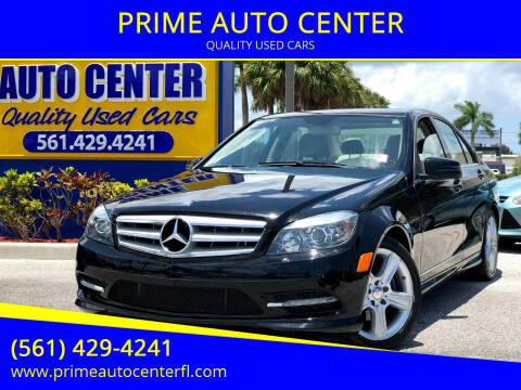 2011 Mercedes-Benz C-Class for sale at PRIME AUTO CENTER in Palm Springs FL