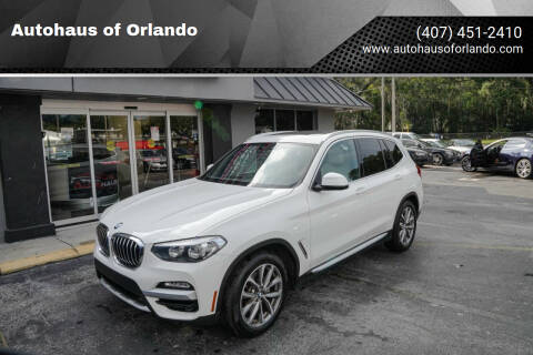 2019 BMW X3 for sale at Autohaus of Orlando in Orlando FL