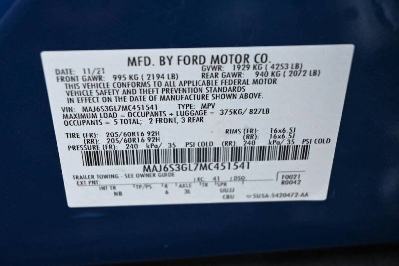 2021 Ford EcoSport SE