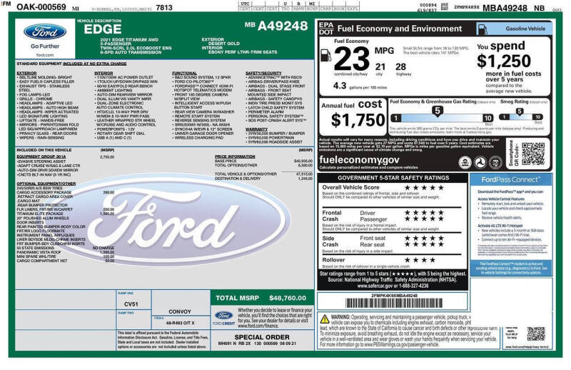 2021 Ford Edge Titanium