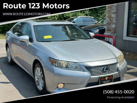 2013 Lexus ES 350 for sale at Route 123 Motors in Norton MA