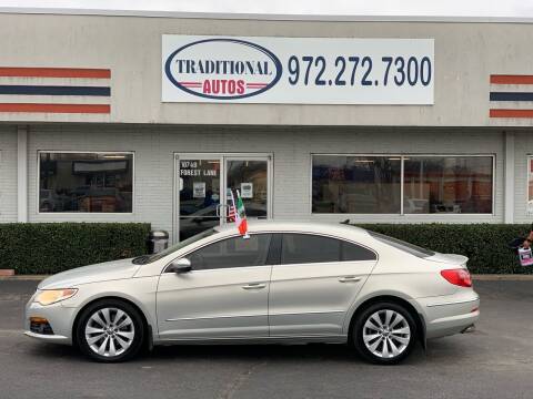 2010 Volkswagen CC for sale at Traditional Autos in Dallas TX