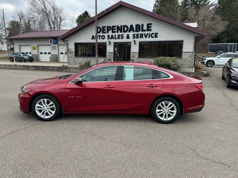 2017 Chevrolet Malibu for sale at Dependable Auto Sales and Service in Binghamton NY