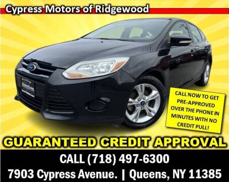 2014 Ford Focus for sale at Cypress Motors of Ridgewood in Ridgewood NY