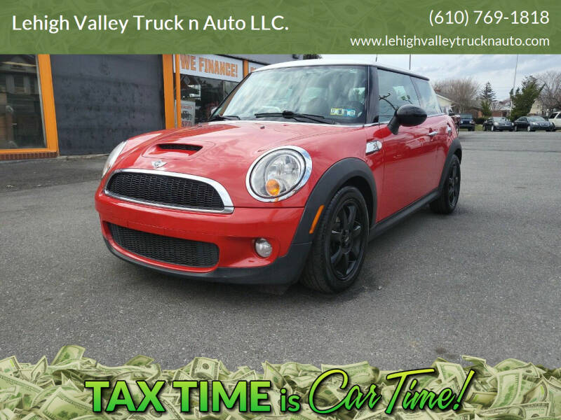 2010 MINI Cooper for sale at Lehigh Valley Truck n Auto LLC. in Schnecksville PA