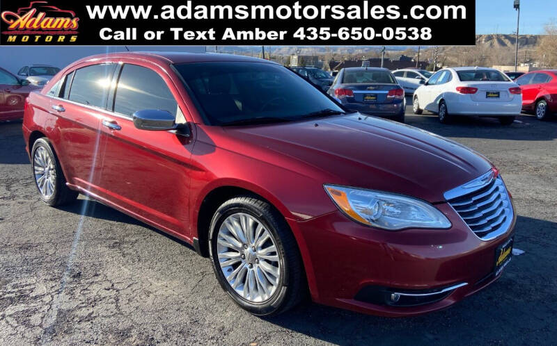 2013 Chrysler 200 for sale at Adams Motors Sales in Price UT