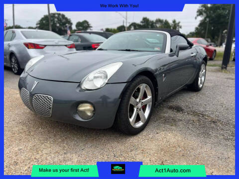 2008 Pontiac Solstice for sale at Action Auto Specialist in Norfolk VA
