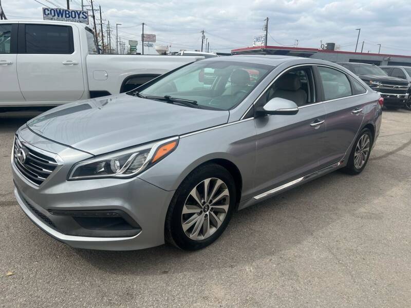Used 2016 Hyundai Sonata Sport with VIN 5NPE34AF2GH436465 for sale in Garland, TX