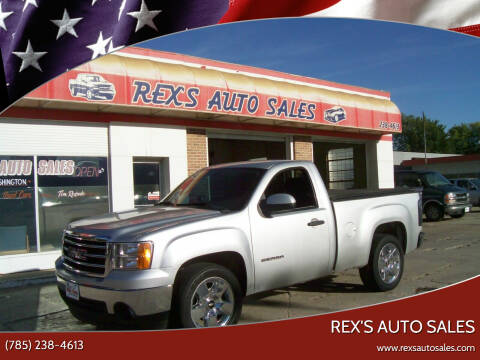 2012 GMC Sierra 1500 for sale at Rex's Auto Sales in Junction City KS