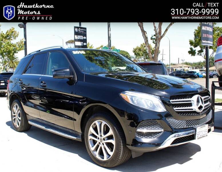 2018 Mercedes-Benz GLE for sale at Hawthorne Motors Pre-Owned in Lawndale CA