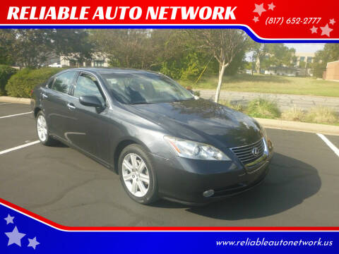 2008 Lexus ES 350 for sale at RELIABLE AUTO NETWORK in Arlington TX