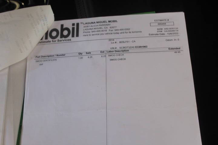 2014 Bentley Continental GT V8