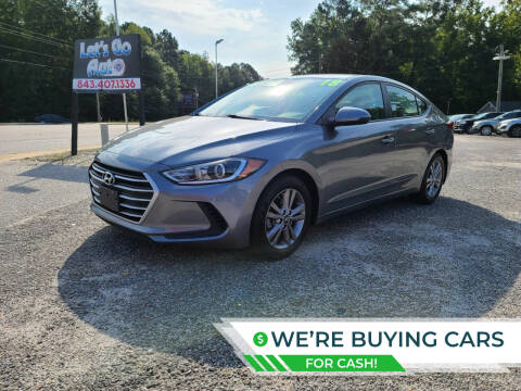 2018 Hyundai Elantra for sale at Let's Go Auto in Florence SC