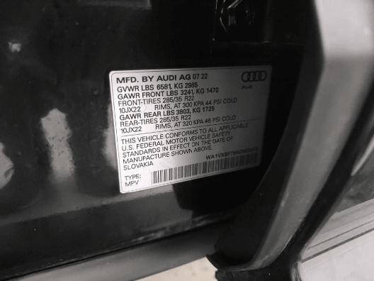 2022 Audi Q7 quattro Prestige 55 TFSI