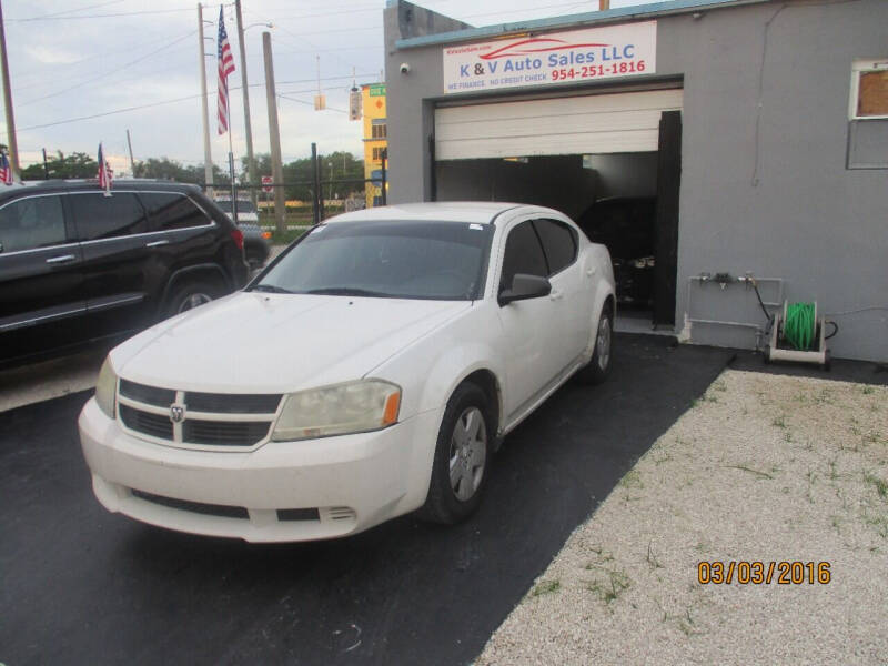 2010 Dodge Avenger for sale at K & V AUTO SALES LLC in Hollywood FL