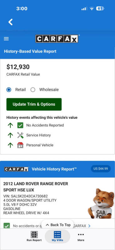 2012 Land Rover Range Rover Sport HSE LUX