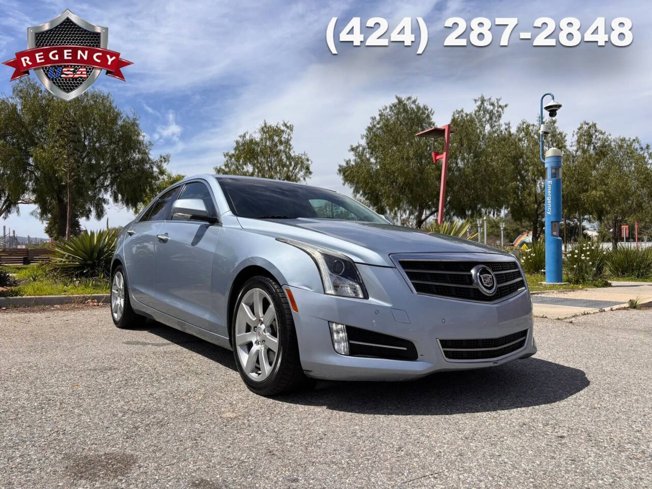 Blue 2013 Cadillac ATS 3.6L Performance 3.6L Performance 4dr Sedan 2