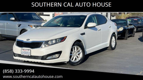 2013 Kia Optima for sale at SOUTHERN CAL AUTO HOUSE in San Diego CA