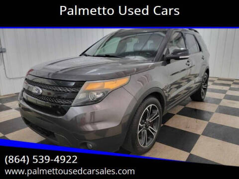 2015 Ford Explorer for sale at Palmetto Used Cars in Piedmont SC